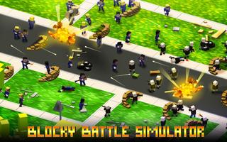 Blocky Battle Simulator poster