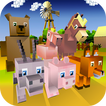 Blocky Animals Simulator - 말, 돼지 등!