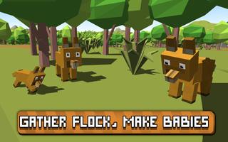 Blocky Fox Simulator 3D screenshot 2