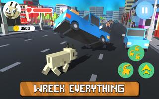 Blocky City Goat screenshot 1