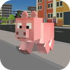 Blocky City Pig Simulator 3D Mod apk скачать последнюю версию бесплатно