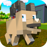 Blocky Farm Sheep Simulator أيقونة