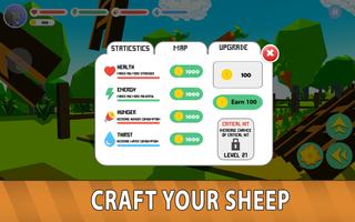 Blocky Farm Sheep Simulator تصوير الشاشة 3