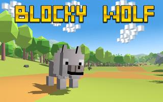 Blocky Wolf Simulator Affiche