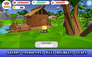 Craft Island Survival 3D screenshot 1