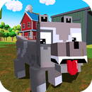 Blocky Dog: Supervivencia APK