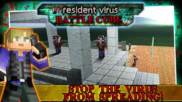 Resident Virus Battle Cube Affiche