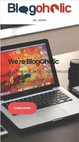 BlogOholic - Blogging Addict poster