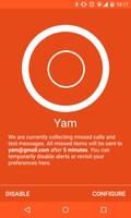 YAM - Missed Calls to Email poster