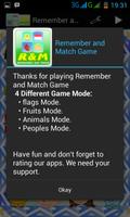 Remember and Match Game โปสเตอร์