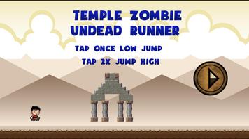 Temple Zombie Undead Runner capture d'écran 1