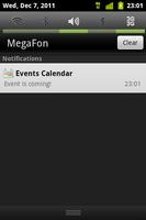 Events Calendar capture d'écran 1