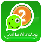 Dual Whatsapp app Zeichen