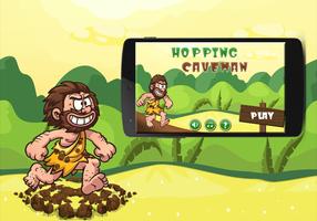 Hopping Caveman Cartaz