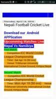 Nepal Football Cricket News capture d'écran 2