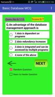 Database Basic Multiple Choice poster