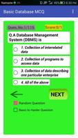 Database Basic Multiple Choice capture d'écran 1