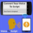 Voice to Text converter / text icon