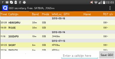 QSO secretary FREE screenshot 1