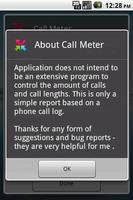 Call Meter capture d'écran 1