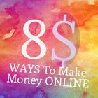 Make Money Online - Work At Home Zeichen
