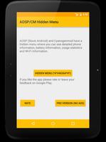 2 Schermata AOSP / CM Hidden Menu