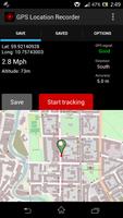 GPS Distance Location Tracker Plakat