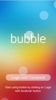 bubble : new way to connect poster