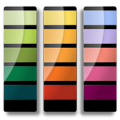 Pantone colors simple catalog icon
