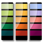Pantone colors simple catalog ícone