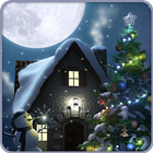 Christmas Moon free icon