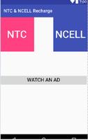 NTC & NCELL Recharge Cartaz
