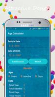 Age Calculator اسکرین شاٹ 1