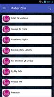 All Song Maher Zain & Lyric Plakat