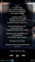 Lagu Republik - Aku Takut & Lirik تصوير الشاشة 2