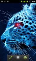 blue cheetah wallpaper screenshot 1