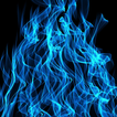 blue flame live wallpaper