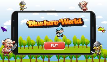 Blue hero World Adventure โปสเตอร์