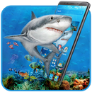 Blue Ocean Shark Theme APK