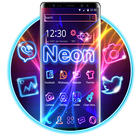 Blue Neon Light Theme icône