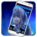 Blaue Nacht Wolf Theme APK