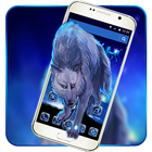 Blue Night Wolf Theme icon