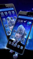 Blue Night Wolf Theme screenshot 1