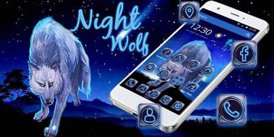 Blue Night Wolf Theme screenshot 3