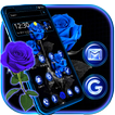 Romantic Blue Rose Theme