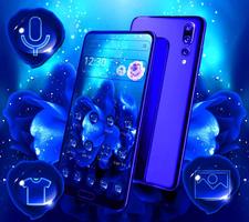 Blue Rose Flower Theme screenshot 1