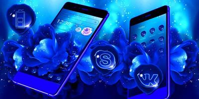 Blue Rose Flower Theme screenshot 3