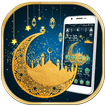 Blue Ramadan Mubarak Moon Theme