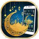 Blue Ramadan Mubarak Moon Theme APK