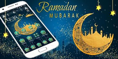 Blue Ramadan Mubarak Moon Theme Screenshot 3